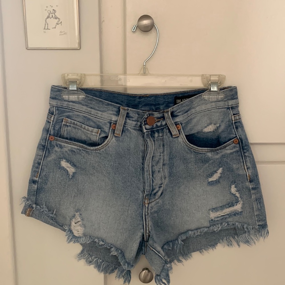 BLANKNYC high waist denim shorts